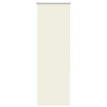 VIDAXL Store enrouleur occultant blanc casse 50x175cm largeur du tissu