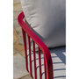Voir la diapositive 3 : City Garden Salon bas de jardin - 4 places - Aluminium - Framboise - APOLLINE