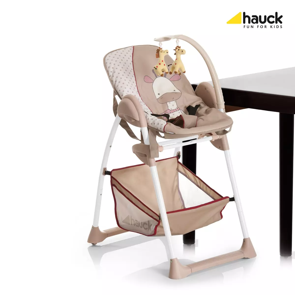 HAUCK Chaise Haute bébé 2 en 1 Sit'n Relax Giraffe