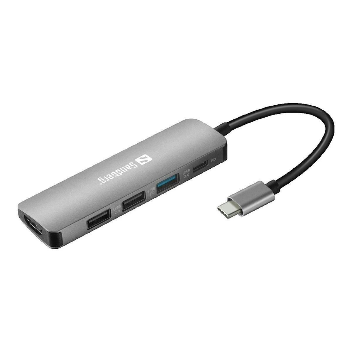 Sandberg Station d'accueil Sandberg USB-C Mini Dock connectivité