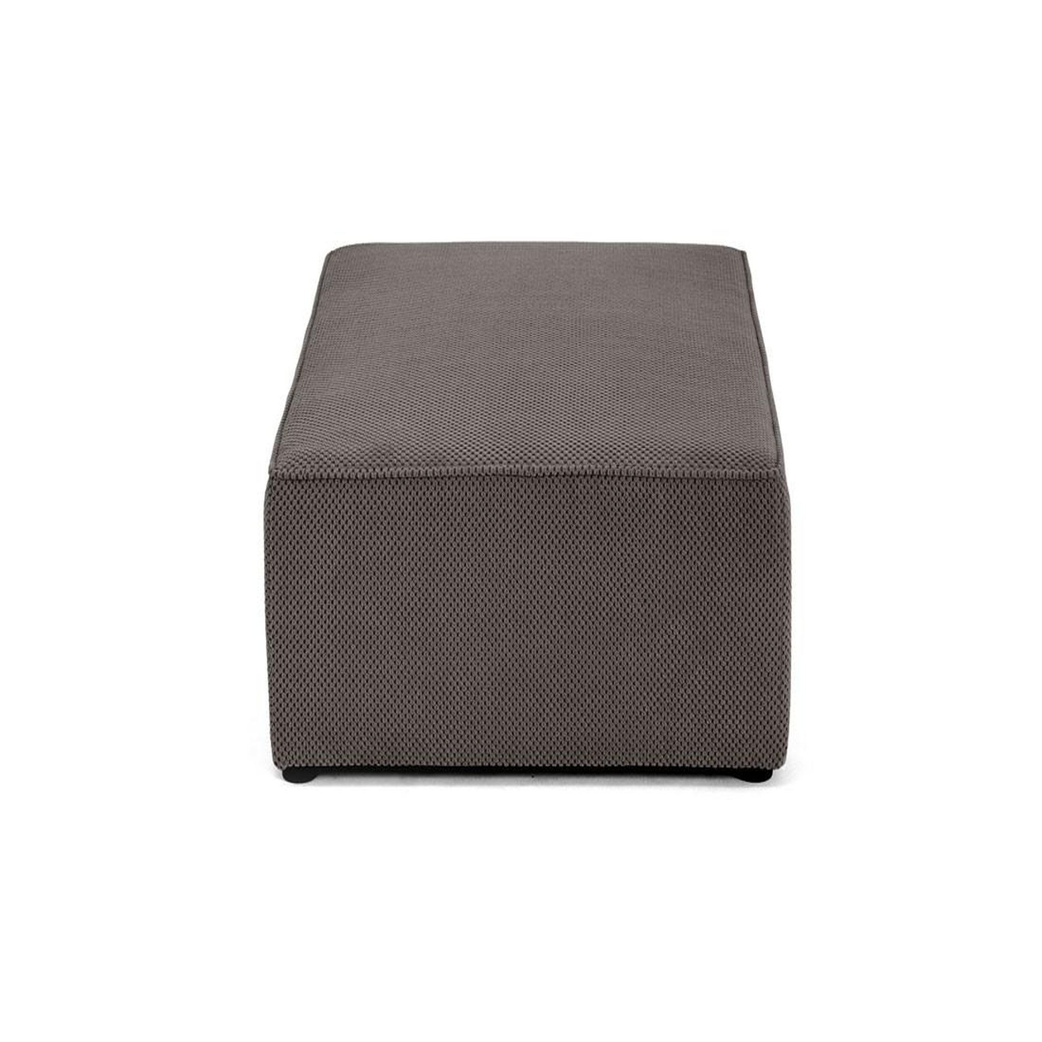 Voir la diapositive 4 : BEST MOBILIER Topaze - pouf - en velours texturé