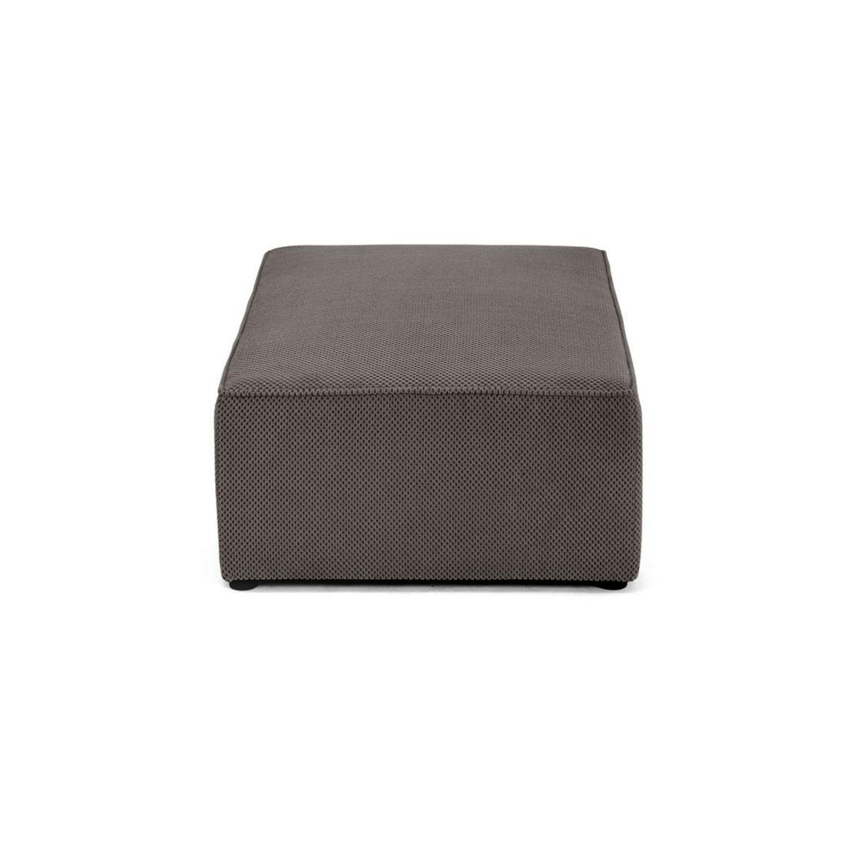 BEST MOBILIER Topaze - pouf - en velours texturé