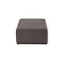 Voir la diapositive 4 : BEST MOBILIER Topaze - pouf - en velours texturé
