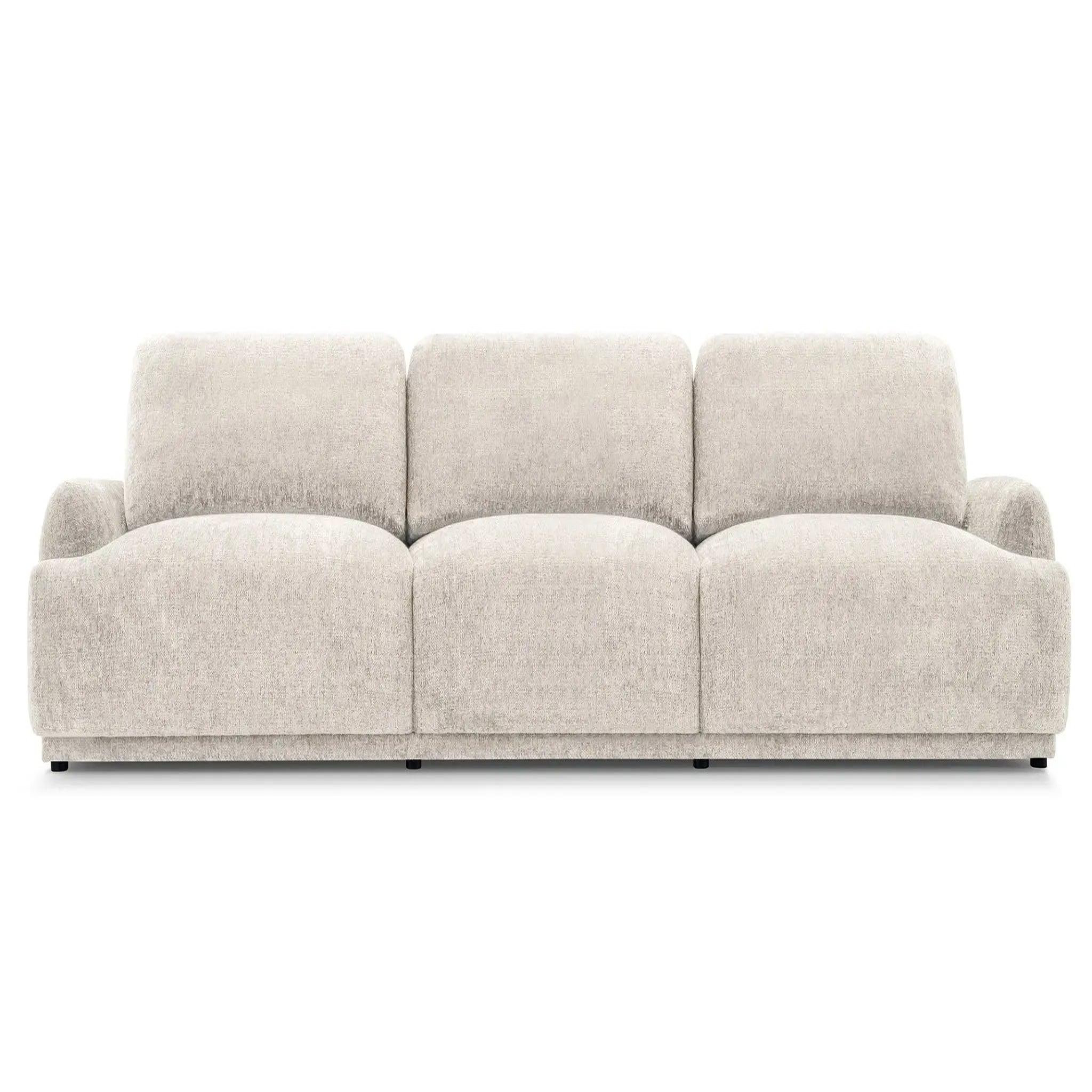 Voir la diapositive 1 : CASANOVA PARIS Rosalie - canapé droit tissu chenille 3 places