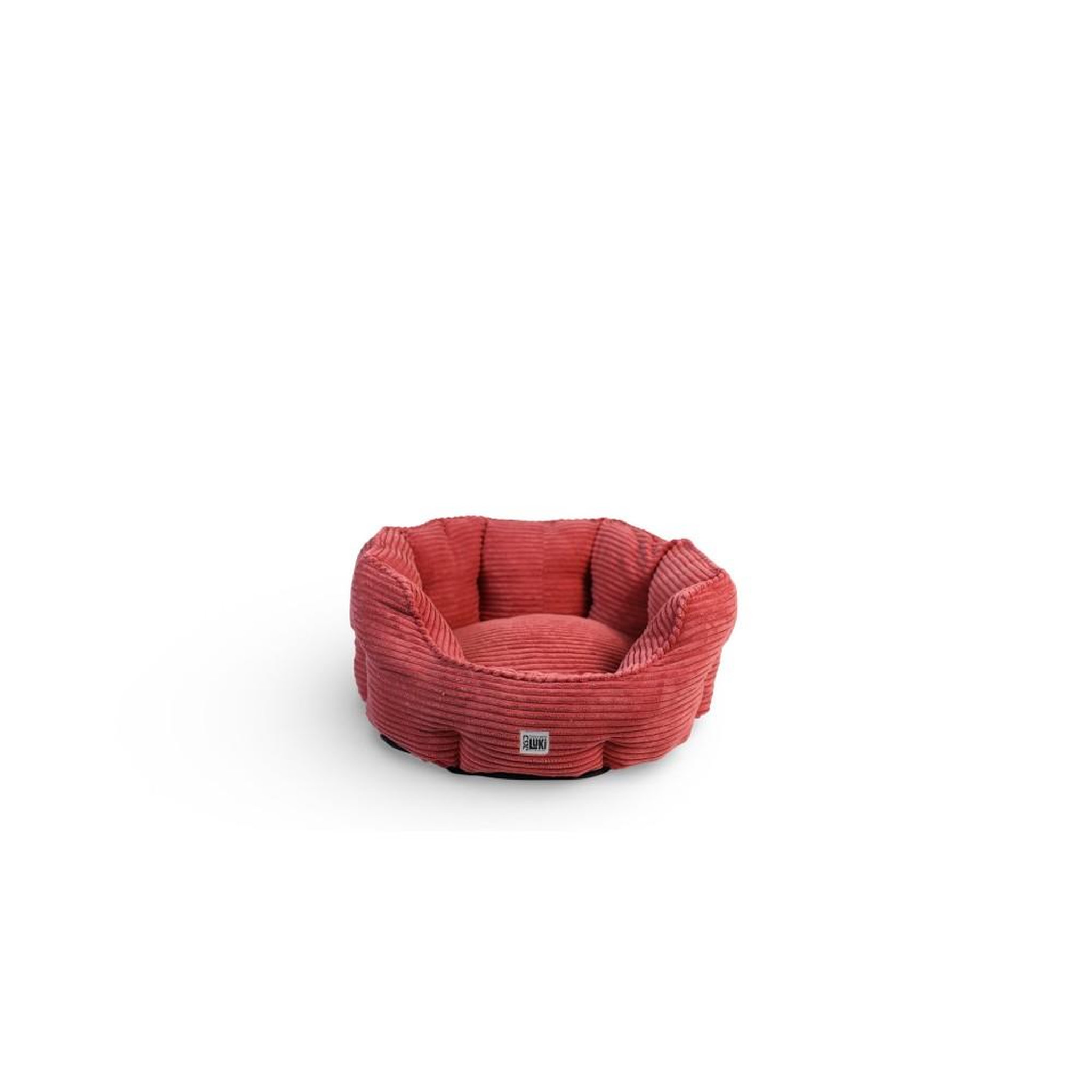 MON AMI LUKI Panier rond antidérapant velours côtelé pour chien. Coloris disponibles : Vert