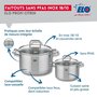 Voir la diapositive 3 : ELO Ensemble de 1 Poêle de cuisson 28 cm et 2 faitouts 14 et 20 cm Elo Profi Citrin