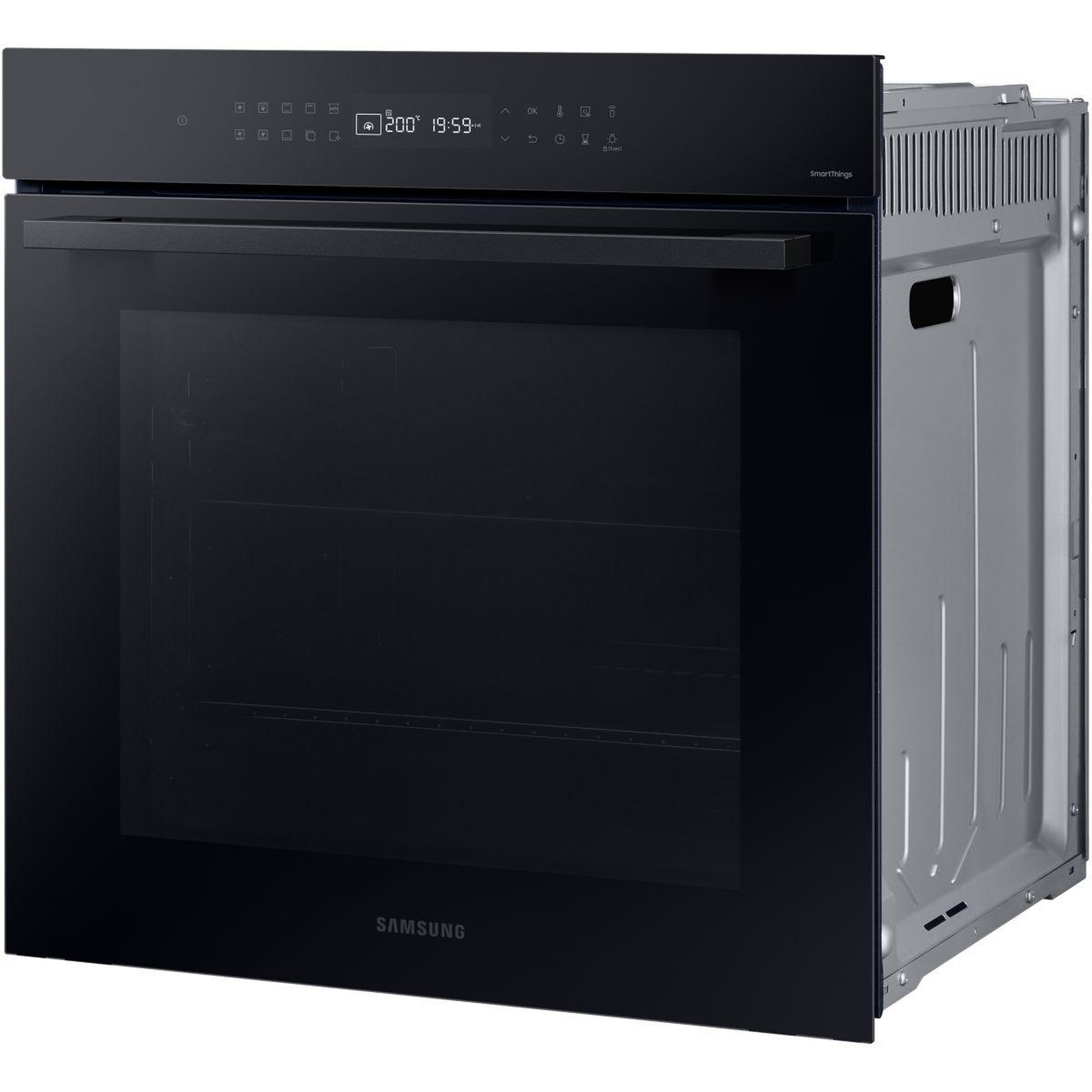 Voir la diapositive 3 : Samsung Four encastrable nv7b4030yck - pyrolyse - chaleur pulsée - porte froide - rails télescopiques