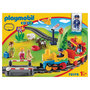 Voir la diapositive 2 : PLAYMOBIL 70179 - 1.2.3 -  Train avec passagers et circuit