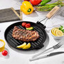 Voir la diapositive 4 : Grill rond induction 27 cm 