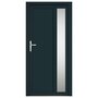 Voir la diapositive 3 : VIDAXL Porte d'entree anthracite 98x200 cm PVC