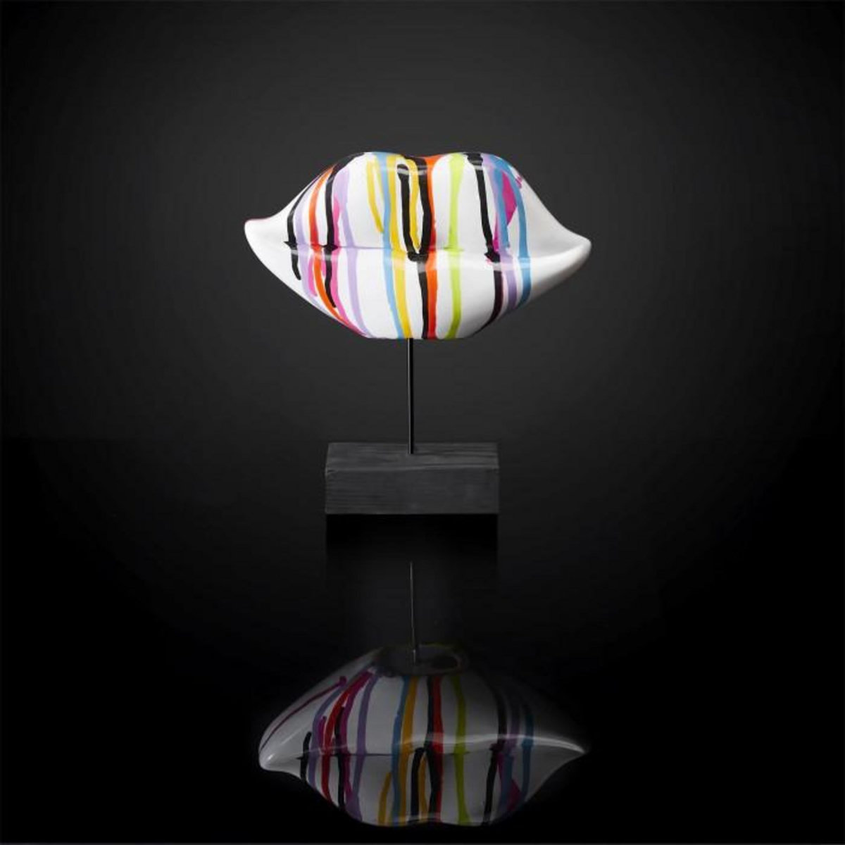 Paris Prix Décoration à Poser  Bouche  20cm Multicolore