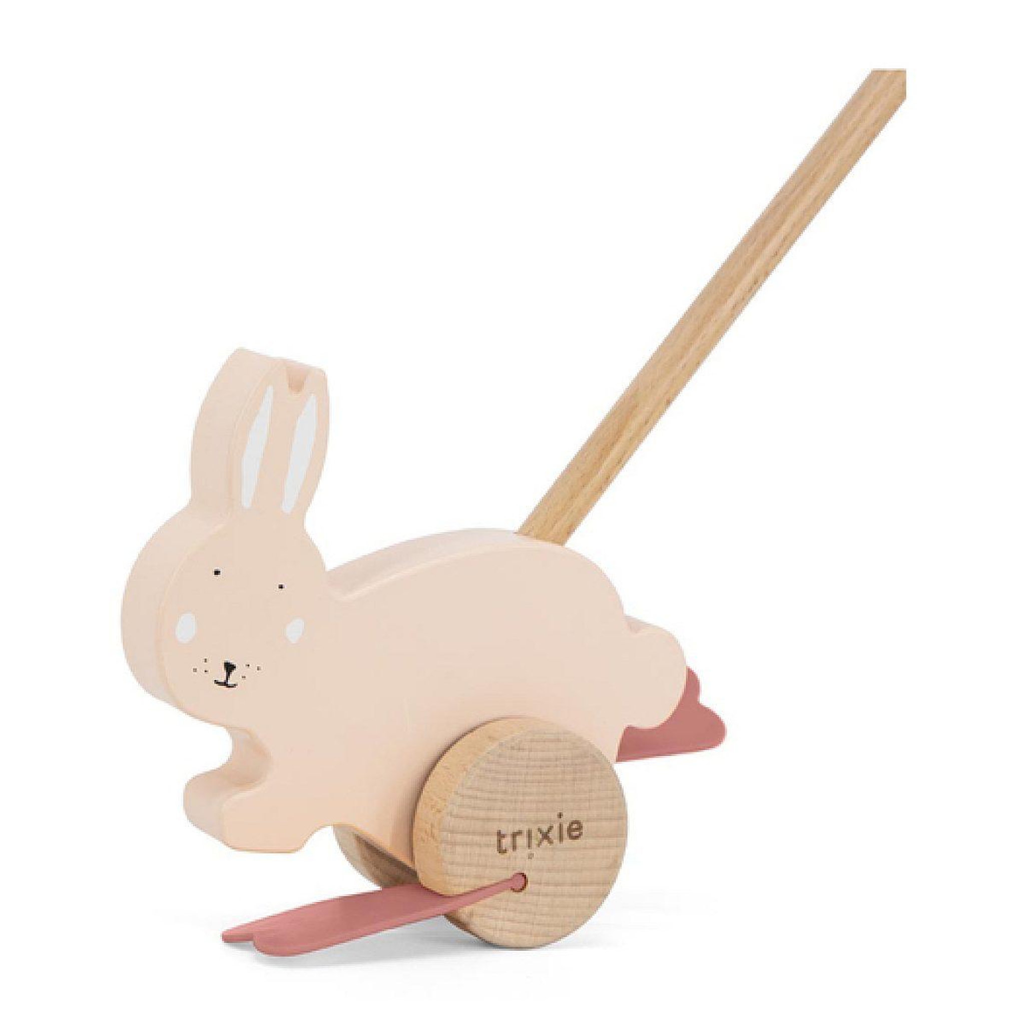 Voir la diapositive 2 : Trixie Jouet a pousser ne bois - mrs rabbit