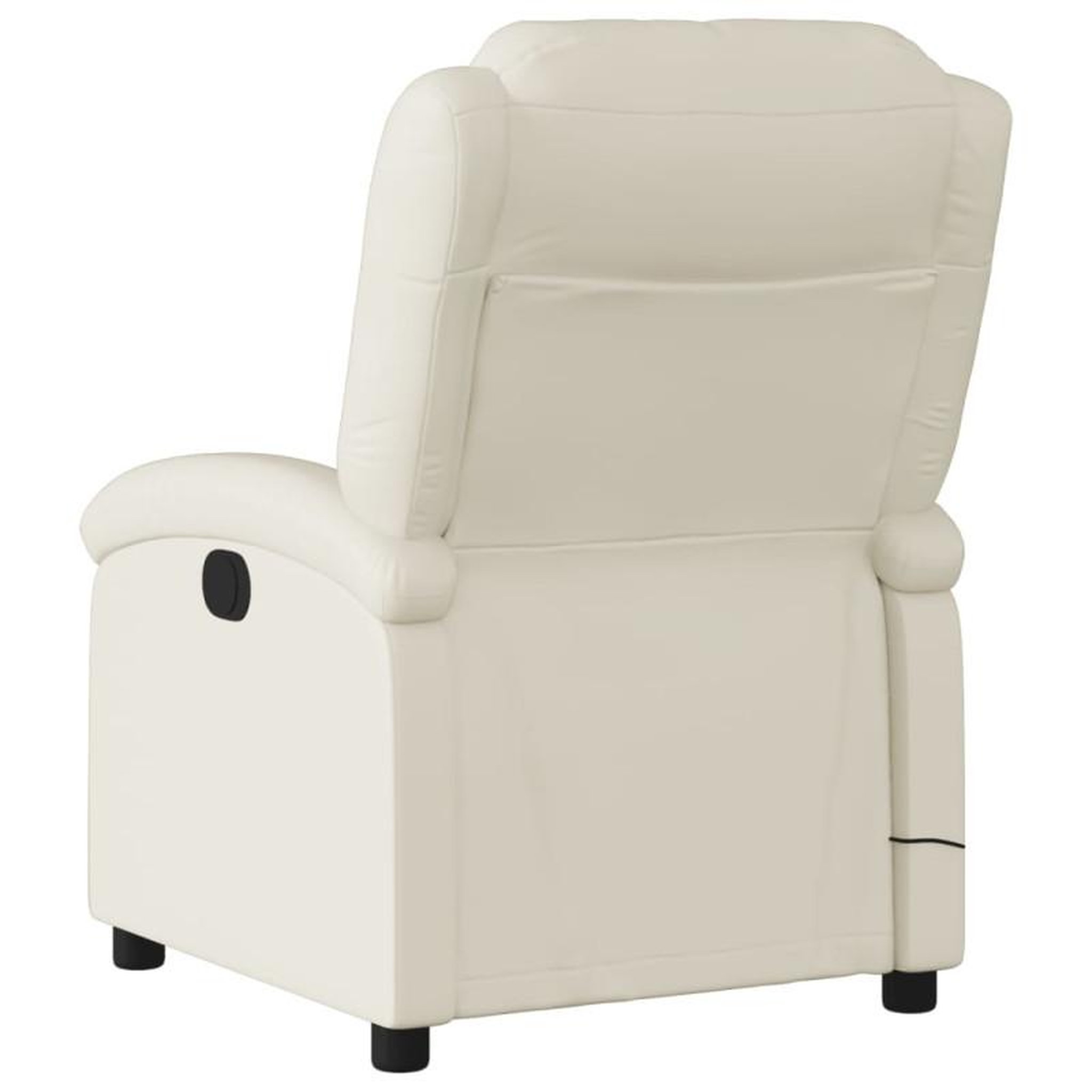 Voir la diapositive 5 : VIDAXL Fauteuil de massage inclinable électrique crème similicuir