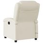 Voir la diapositive 5 : VIDAXL Fauteuil de massage inclinable électrique crème similicuir