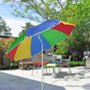 Voir la diapositive 2 : HI HI Parasol de plage 150 cm Multicolore