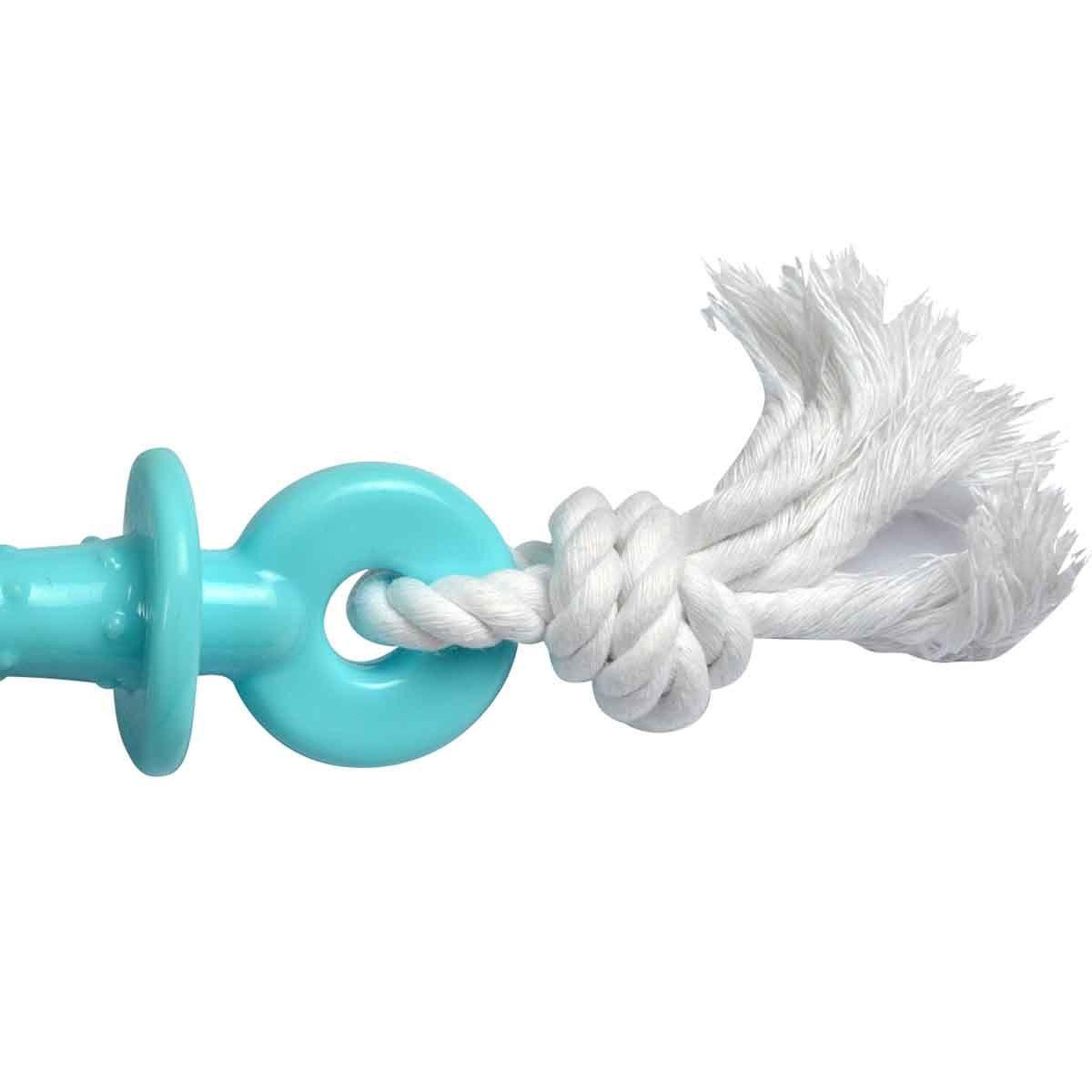 Voir la diapositive 2 : HOMEA Jouet pour chien & chat tétine  puppy  12cm bleu