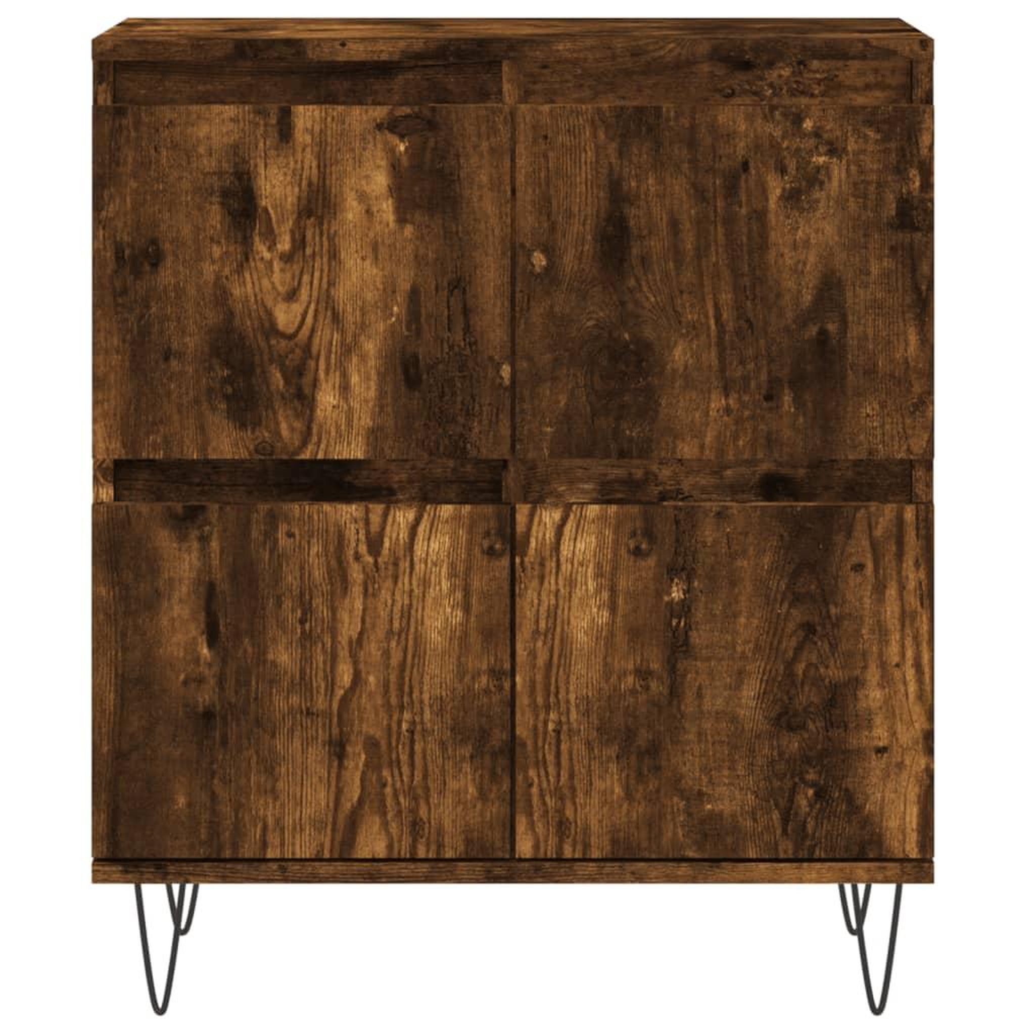 Voir la diapositive 5 : VIDAXL Buffet Chene fume 60x35x70 cm Bois d'ingenierie