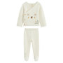 Voir la diapositive 1 : Petit Béguin Ensemble bébé gilet et pantalon avec pieds en tricot Mini Rêve