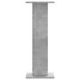 Voir la diapositive 4 : VIDAXL Supports de haut parleurs 2 pcs gris béton bois d ingénierie