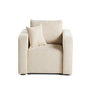 Voir la diapositive 1 : BEST MOBILIER Topaze - fauteuil - en velours texturé