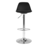 Voir la diapositive 3 : ID MARKET Lot de 4 tabourets de bar KARL design noir