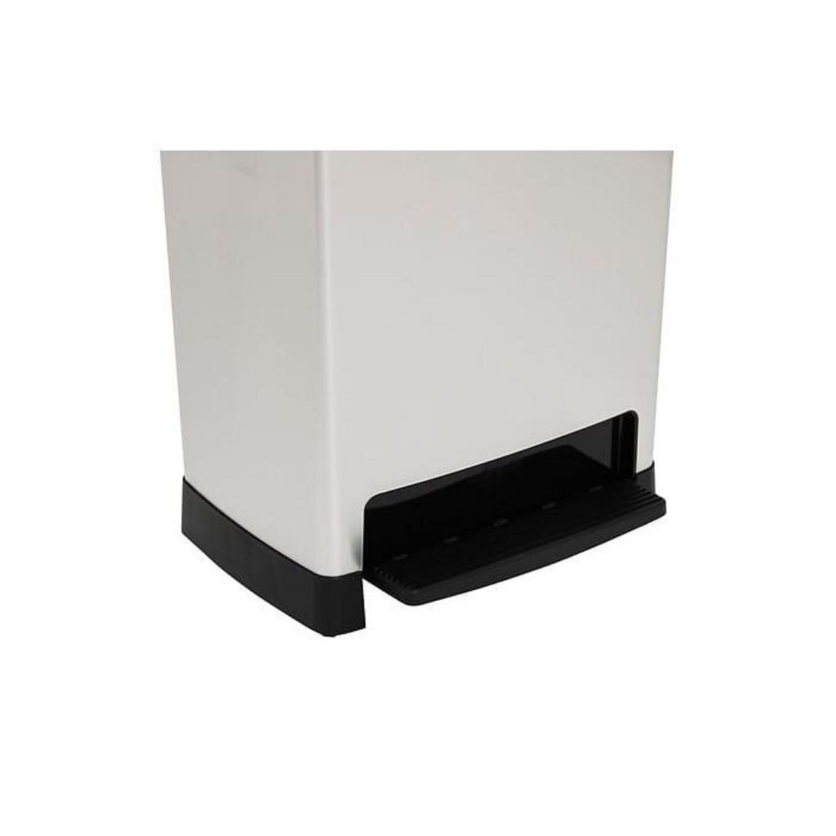 FIVE Poubelle à Pédale  Slim  50L Argent