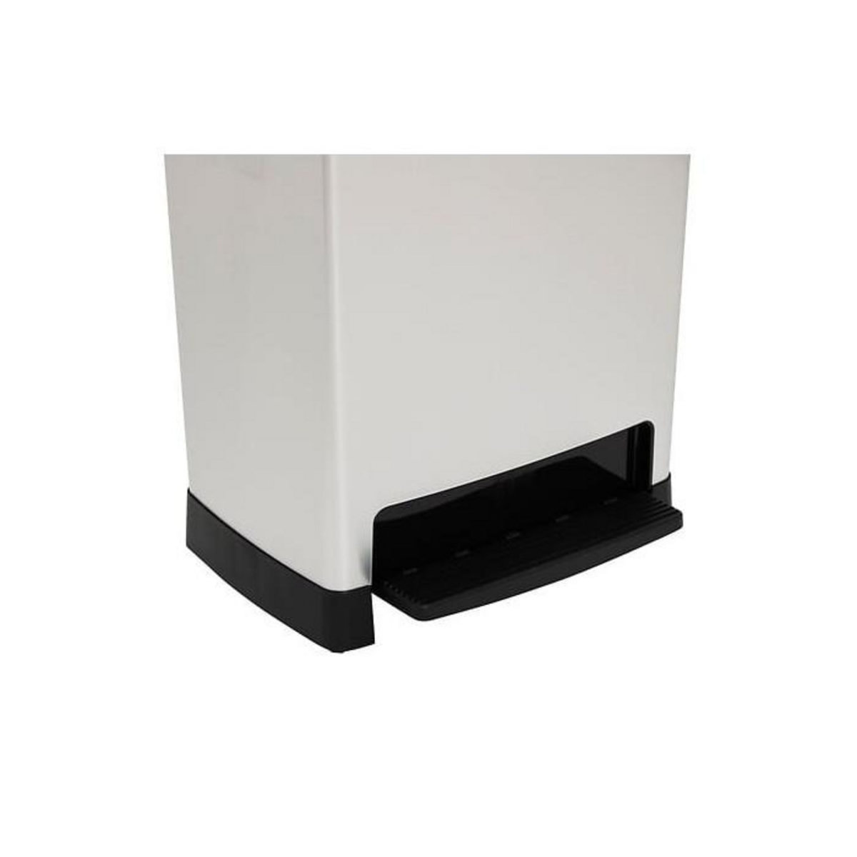 FIVE Poubelle à Pédale  Slim  50L Argent