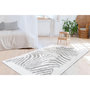 Voir la diapositive 2 : Paris Prix Tapis Imprimé Animal  Rabbit  Gris & Blanc