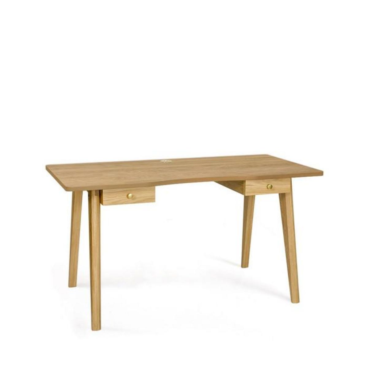 Paris Prix Bureau Design 2 Tiroirs  Nice  140cm Chêne