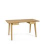 Voir la diapositive 6 : Paris Prix Bureau Design 2 Tiroirs  Nice  140cm Chêne