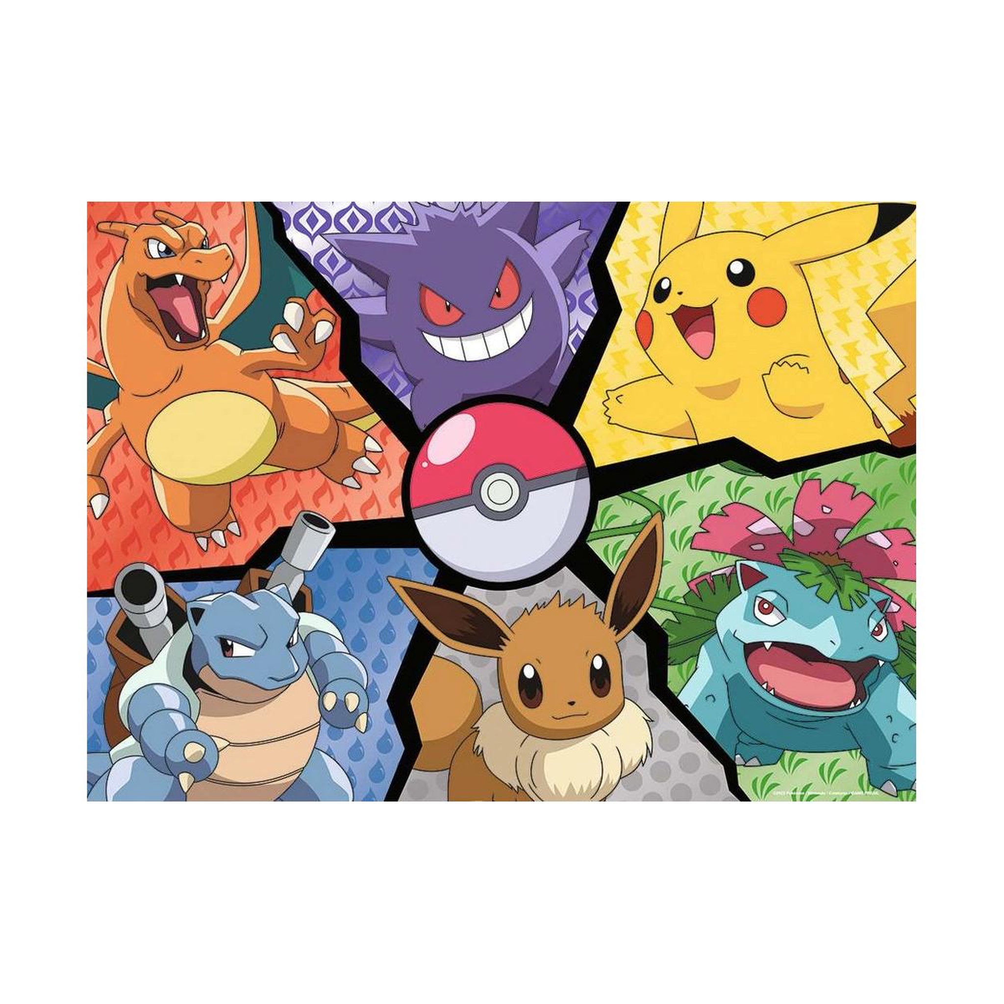 Voir la diapositive 2 : Nathan puzzle 100p Pokemon Pikachu