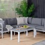 Voir la diapositive 5 : Paris Prix Table Basse de Jardin  Parma  110cm Gris