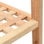 Voir la diapositive 5 : VIDAXL Etagere a chaussures Bois de noyer massif 69 x 26 x 40 cm