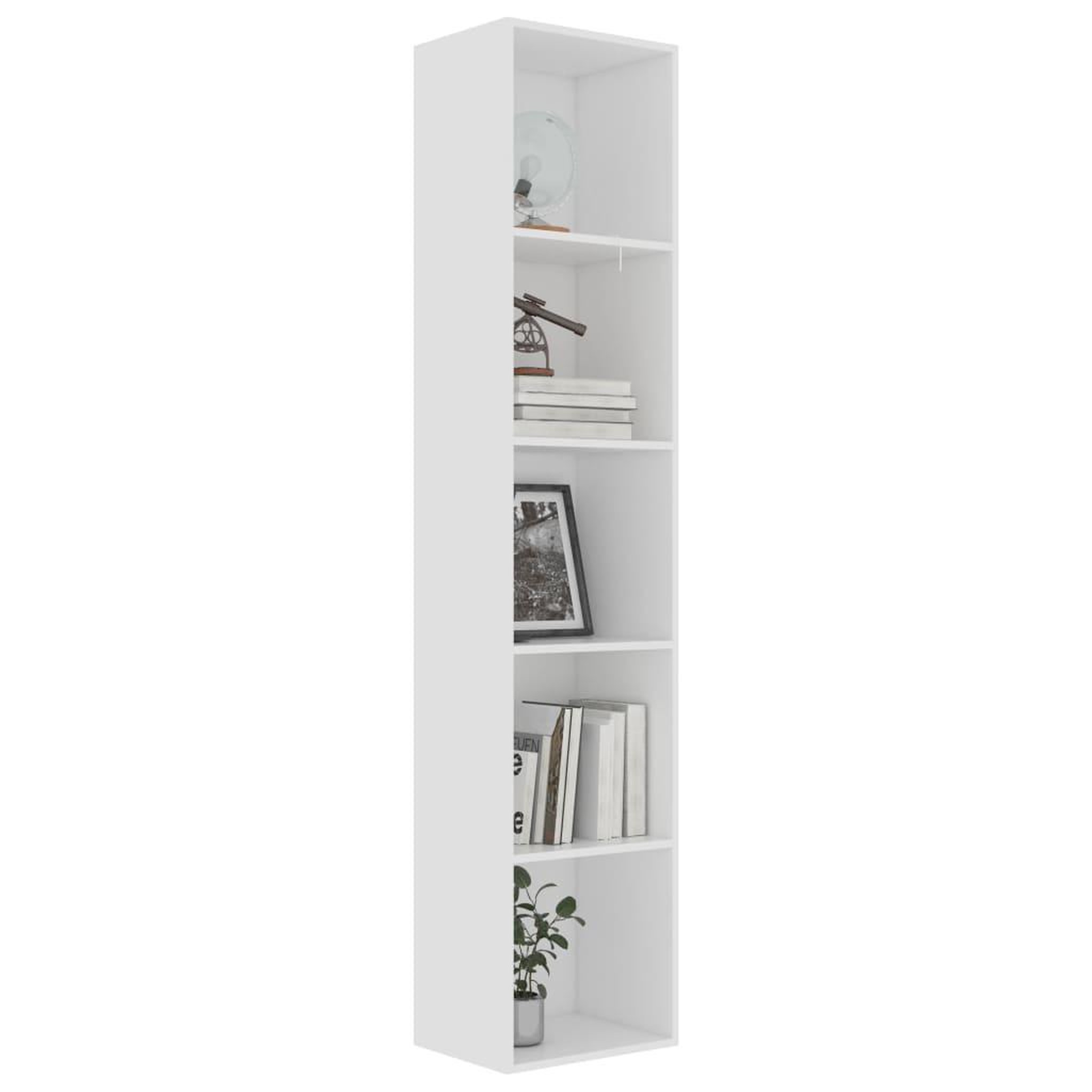 Voir la diapositive 3 : VIDAXL Bibliotheque Blanc 40x30x189 cm Bois d'ingenierie