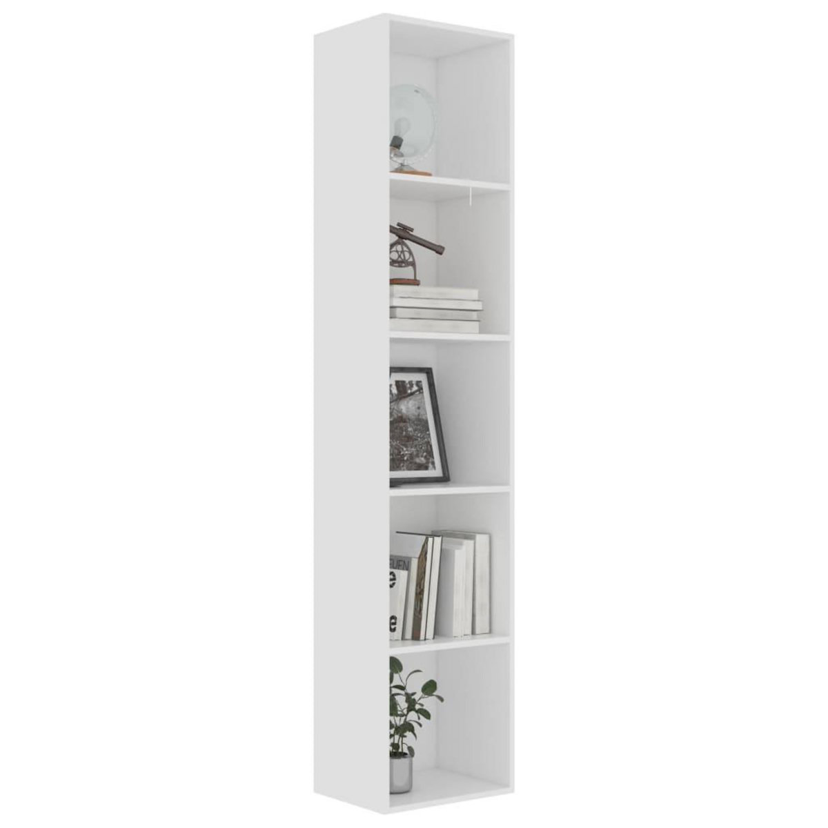VIDAXL Bibliotheque Blanc 40x30x189 cm Bois d'ingenierie