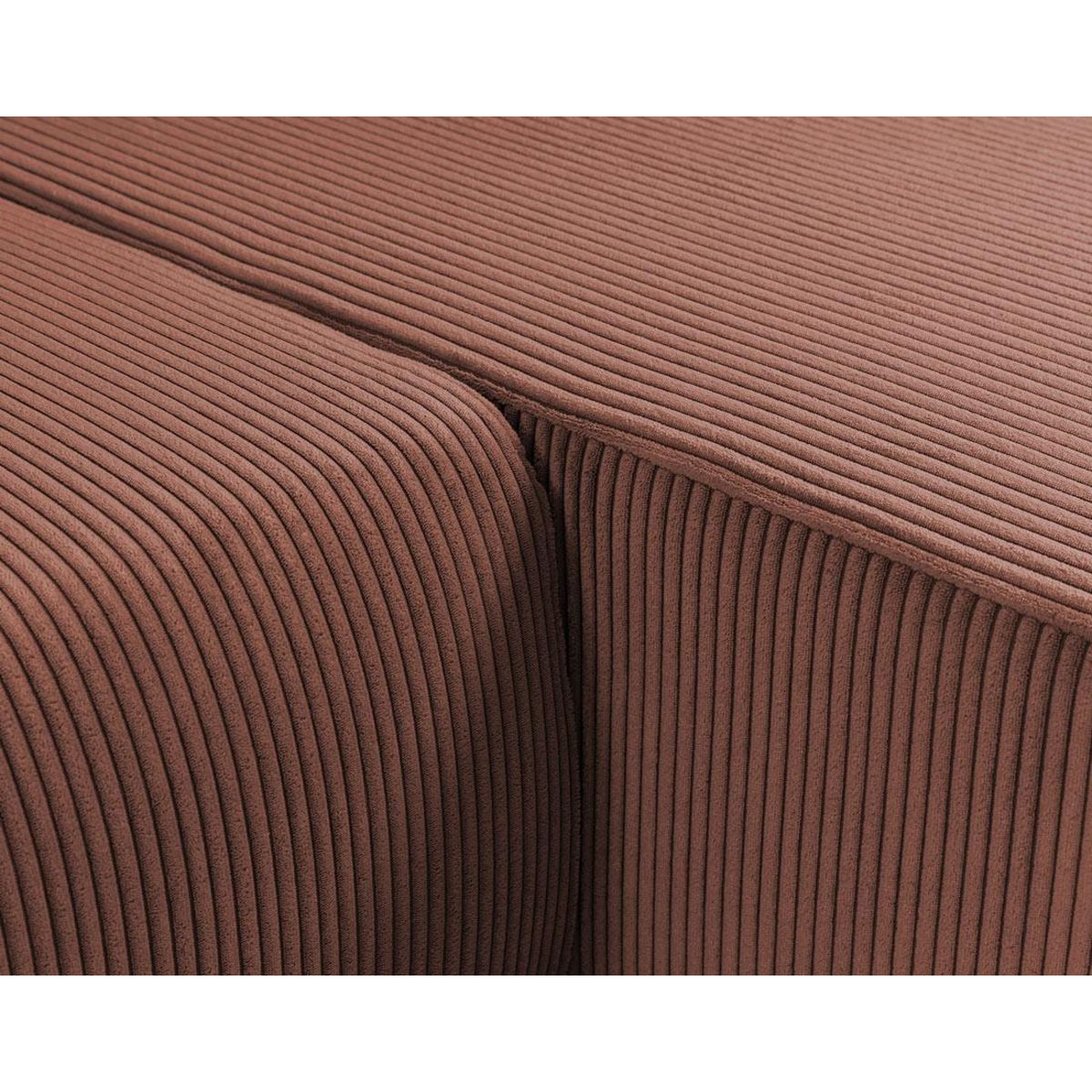 BEST MOBILIER Artemisa - canapé d'angle réversible 4 places - convertible avec coffre - en velours côtelé