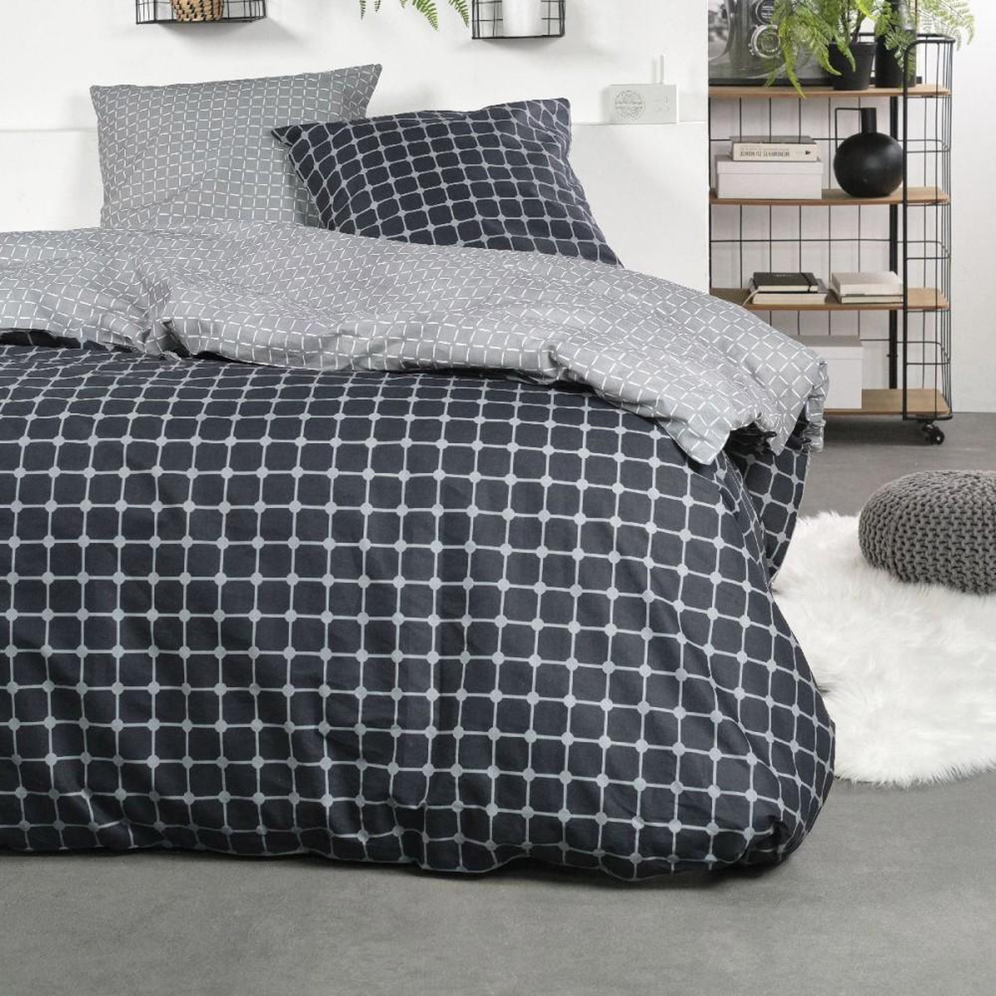 Voir la diapositive 1 : Today Housse de couette 220x240 Crazy 3.14 + 2 taies