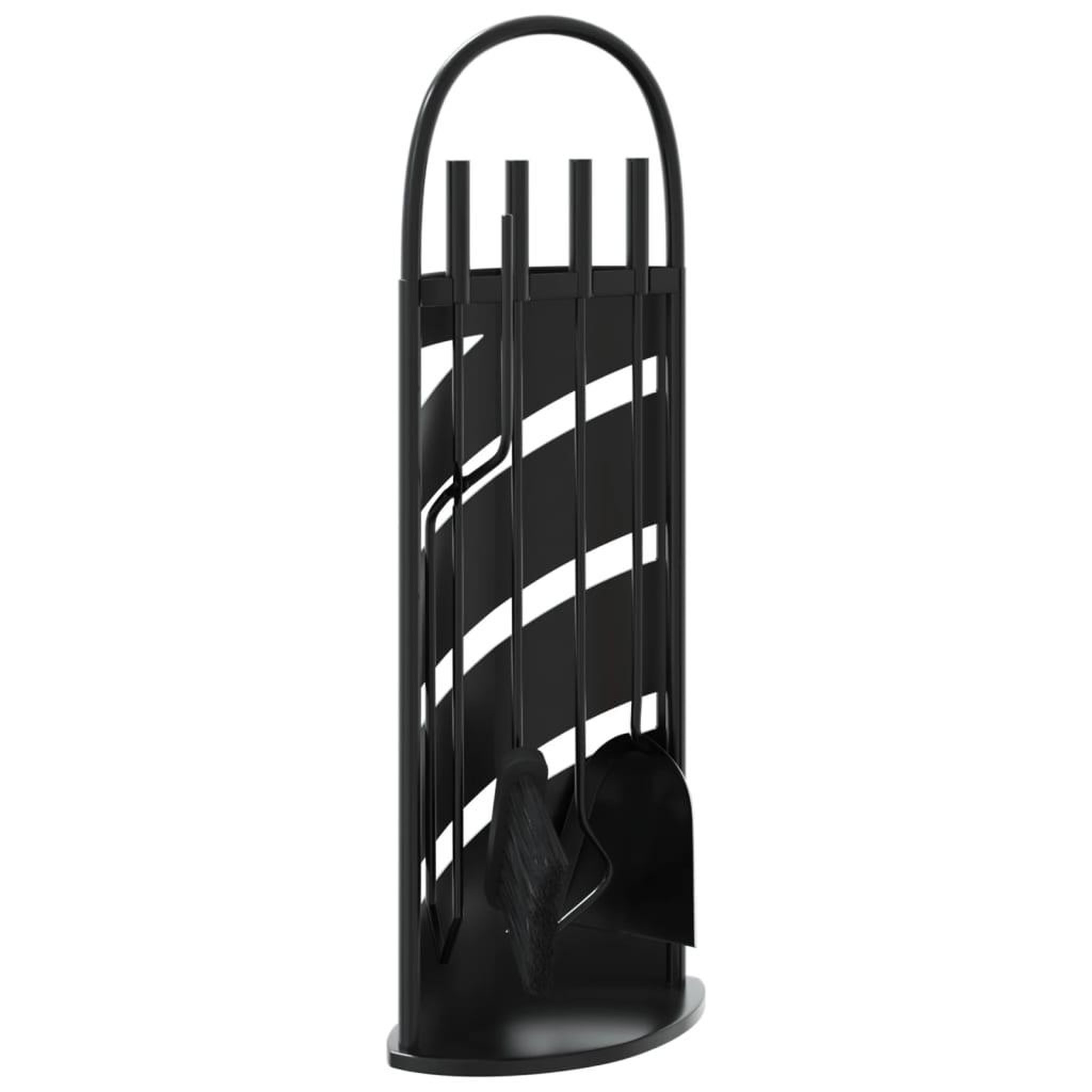 Voir la diapositive 2 : VIDAXL Set d'outils de cheminee 5 pcs 23x15x66 cm acier