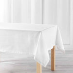 Paris Prix Nappe de Table Uni  Charline  140x240cm Blanc
