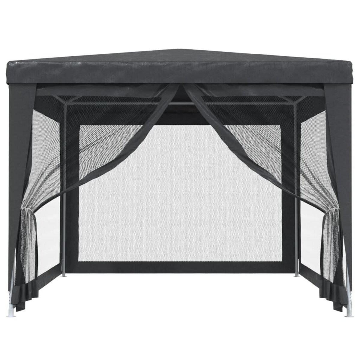 VIDAXL Tente de fete avec 4 parois laterales en maille Anthracite 3x4m
