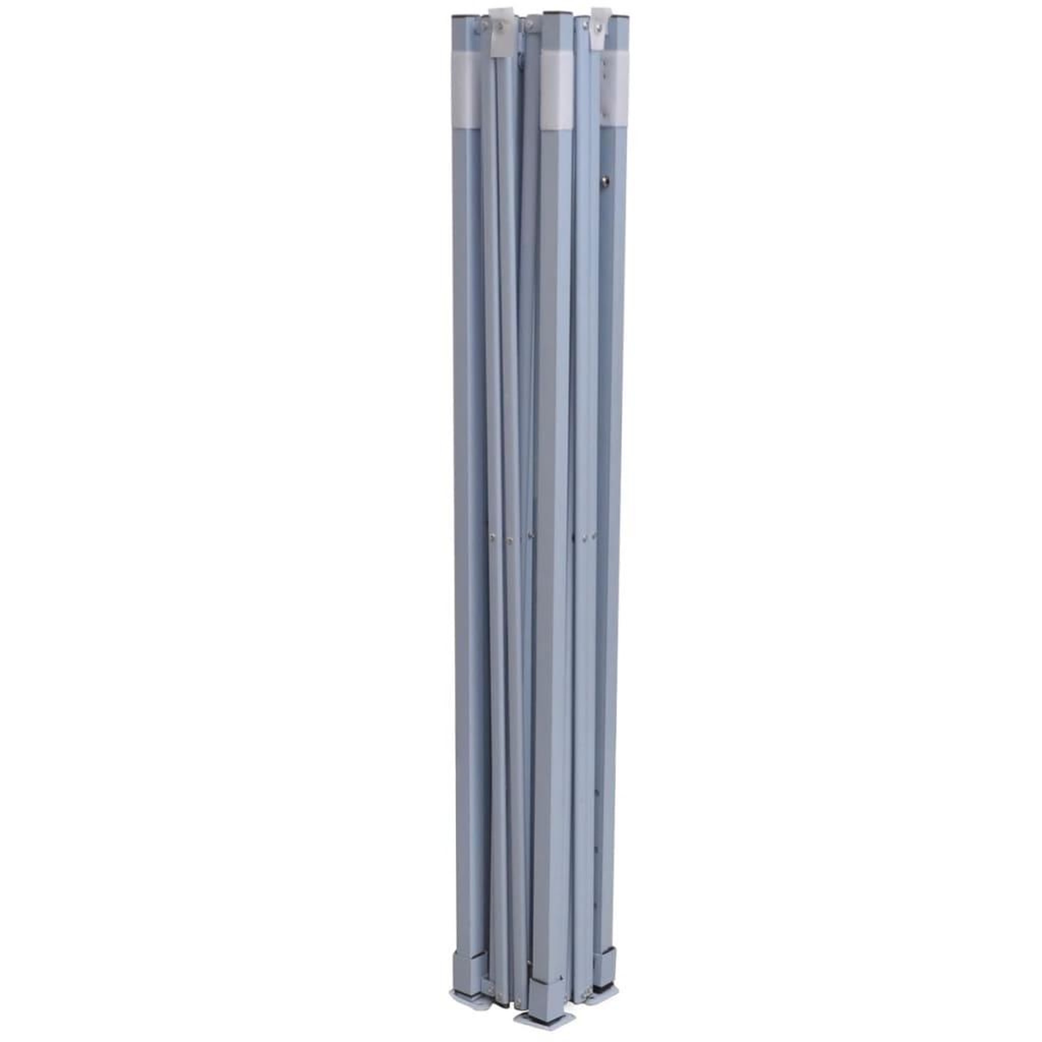 Voir la diapositive 4 : VIDAXL Tente pliable avec 2 parois 3 x 3 m Bleu