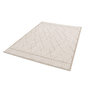 Voir la diapositive 3 : SWEEEK Tapis intérieur motif ethnique berbère, poils ras, beige et crème