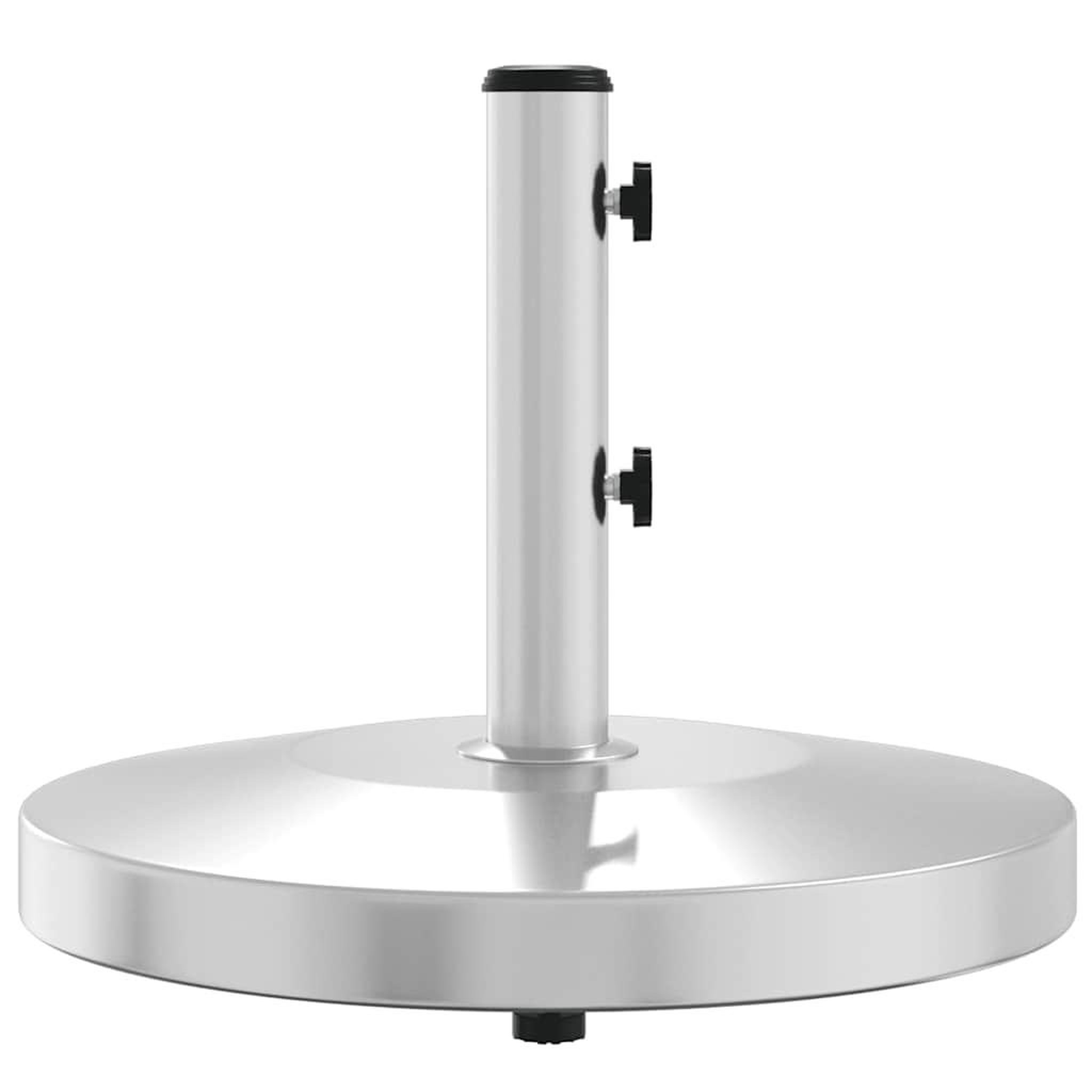 Voir la diapositive 5 : VIDAXL Base de parasol pour mats Ø32/38/48 mm 25 kg rond