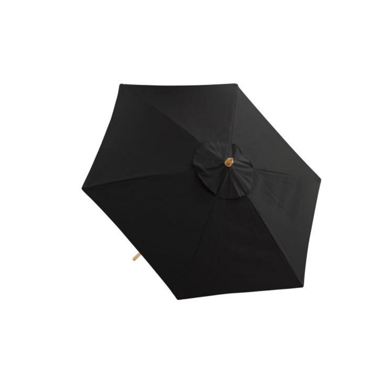 Paris Prix Parasol en Bois  Corypho  250cm Noir