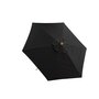 Voir la diapositive 2 : Paris Prix Parasol en Bois  Corypho  250cm Noir