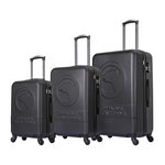 COMPAGNIE DE CALIFORNIE Ensemble de 3 valises à roulettes black - cc-t243 black