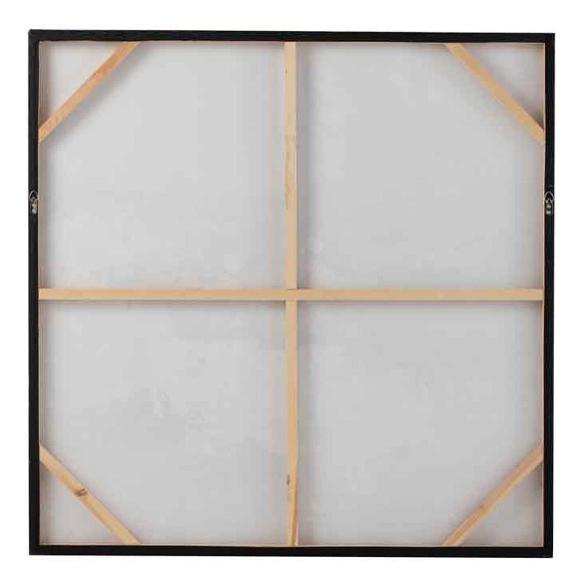 Voir la diapositive 2 : J-LINE Toile Peinture Déco  Abstraite  120cm Gris & Bleu