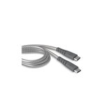 FORCE POWER Câble renforcé Force Power USB Type C vers USB Type C 2 m 3 A Gris