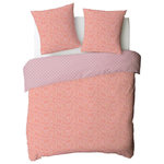 FUTURE HOME Parure de lit 2 personnes fleurie réversible 260x240cm