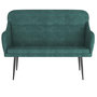 Voir la diapositive 3 : VIDAXL Banc Vert fonce 110x76x80 cm Velours